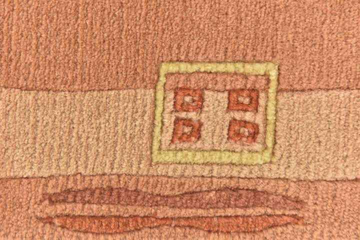 2' 5 x 4' 7 Hand Knotted Nepal Wool Rug