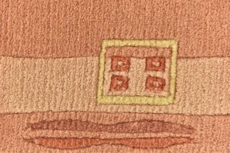 Detail image of 2' 5 x 4' 7 Hand Knotted Nepal Wool Rug