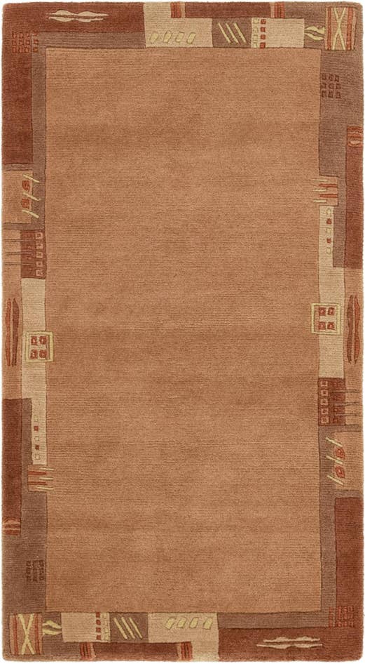 Detail image of 2' 5 x 4' 7 Hand Knotted Nepal Wool Rug