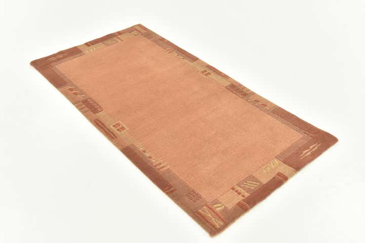 2' 5 x 4' 8 Hand Knotted Nepal Wool Rug