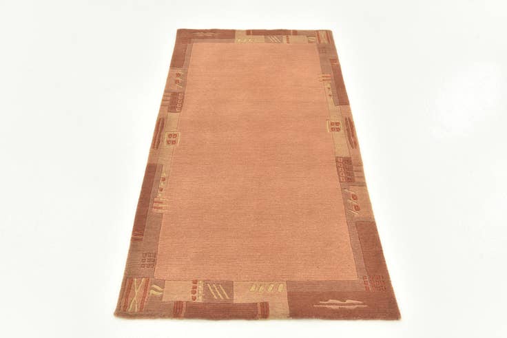 Detail image of 2' 5 x 4' 8 Hand Knotted Nepal Wool Rug