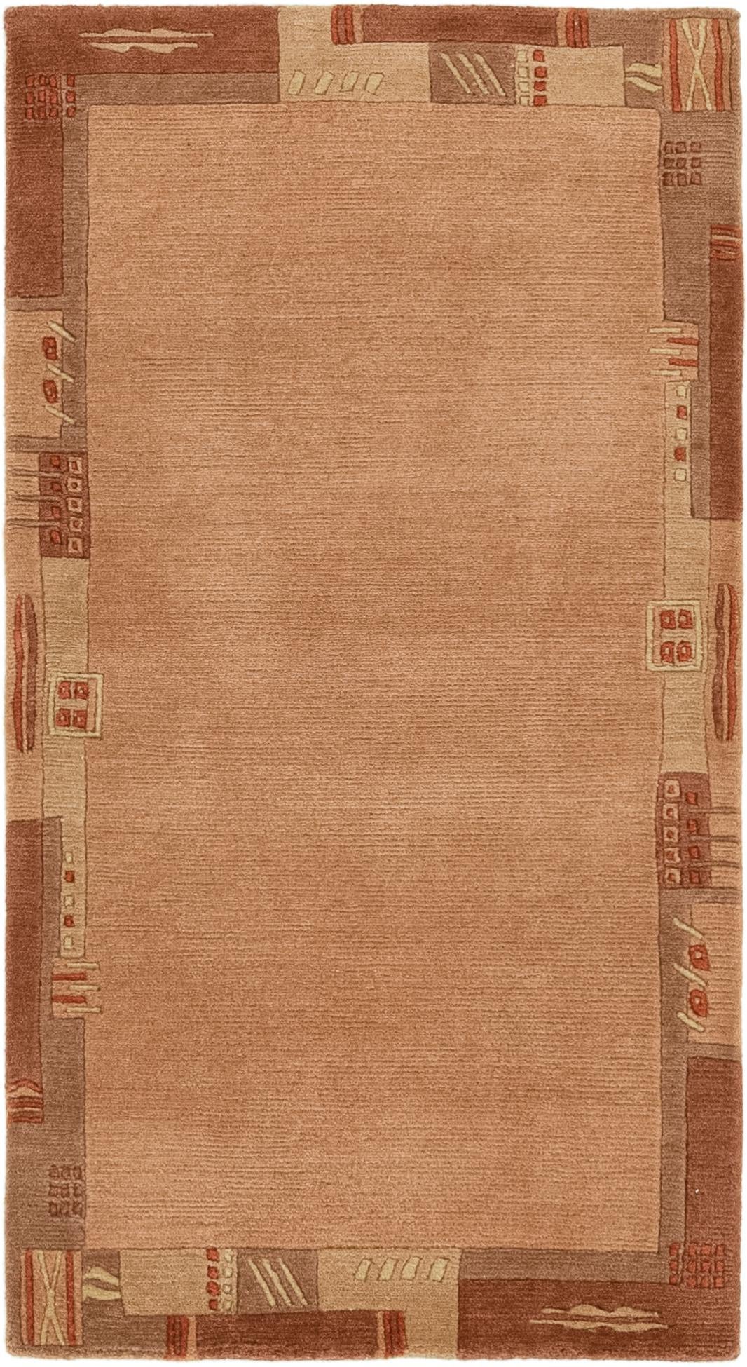 2' 5 x 4' 8 Hand Knotted Nepal Wool Rug