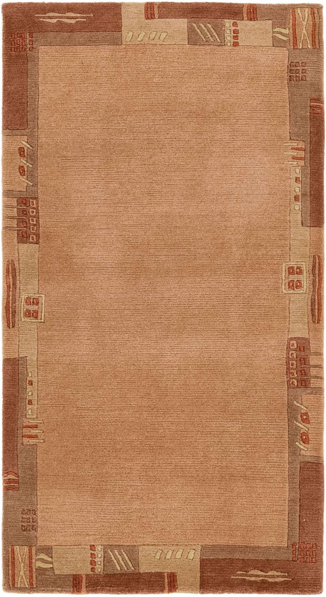 2' 5 x 4' 8 Hand Knotted Nepal Wool Rug