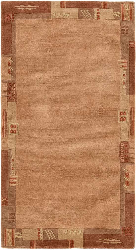 2' 5 x 4' 8 Hand Knotted Nepal Wool Rug