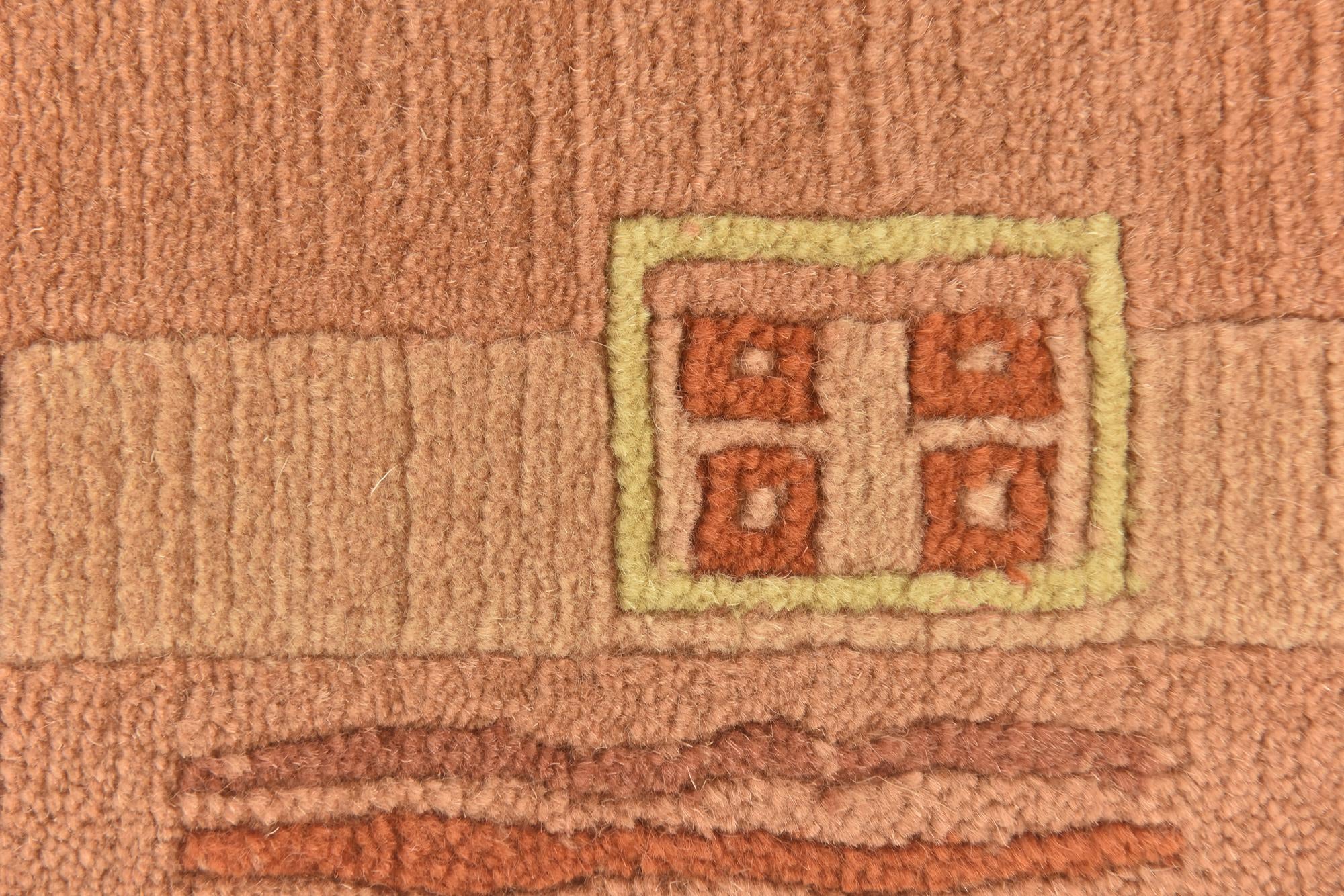 2' 4 x 4' 7 Hand Knotted Nepal Wool Rug