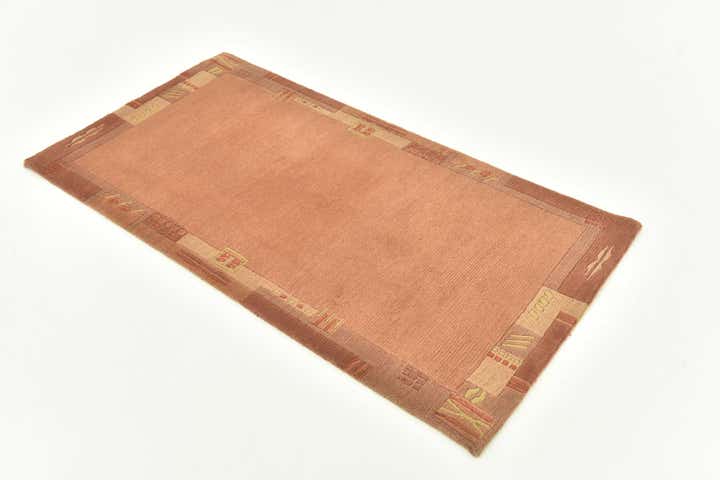 2' 5 x 4' 8 Hand Knotted Nepal Wool Rug