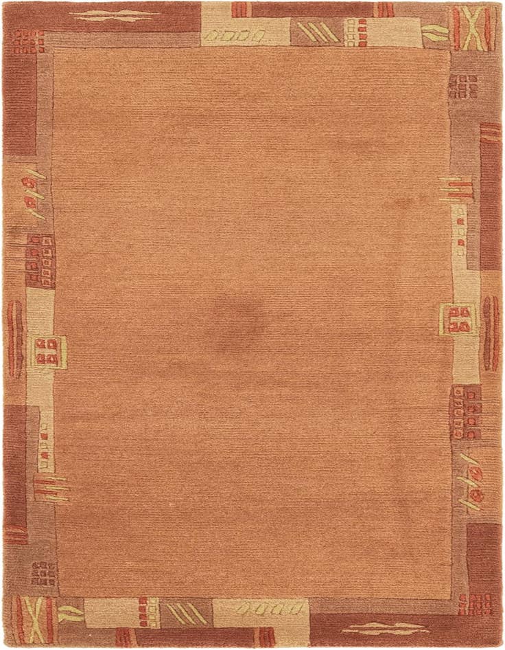 Detail image of 2' 5 x 4' 8 Hand Knotted Nepal Wool Rug