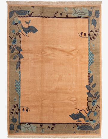 8' 2 x 11' 1 Hand Knotted Nepal Wool Rug