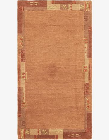 2' 5 x 4' 8 Hand Knotted Nepal Wool Rug
