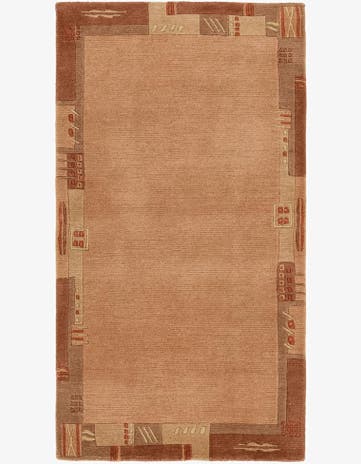 2' 5 x 4' 8 Hand Knotted Nepal Wool Rug