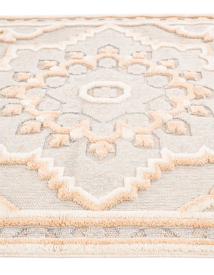 Detail image of 5' 2 x 7' 5  Washable Traditional Indoor / Outdoor Rug
