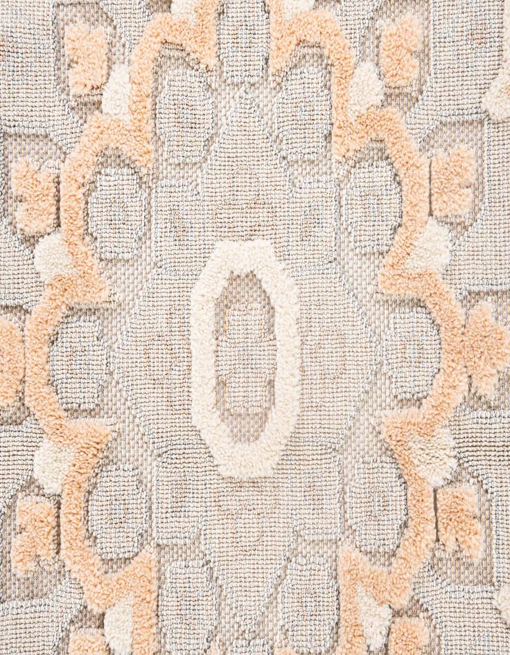 Detail image of 5' 2 x 7' 5  Washable Traditional Indoor / Outdoor Rug
