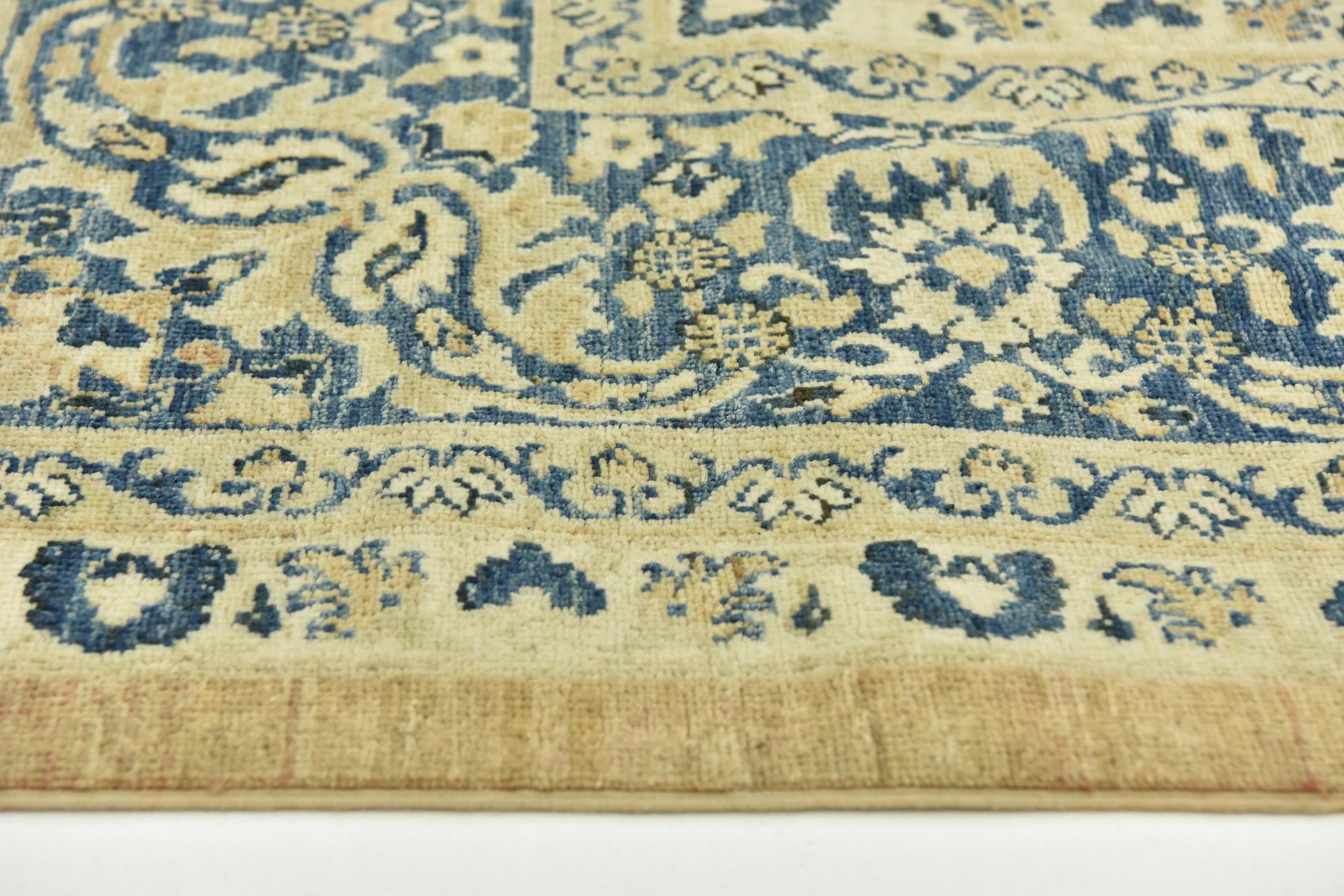 10' x 13' 6 Hand Knotted Peshawar Ziegler Rug