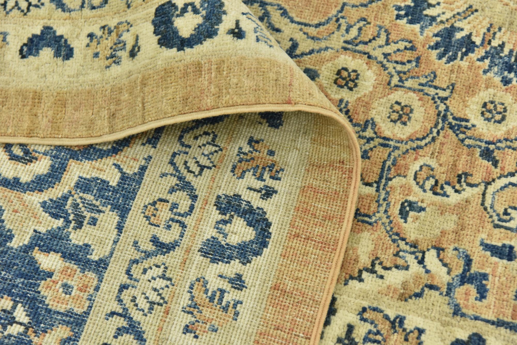 10' x 13' 6 Hand Knotted Peshawar Ziegler Rug