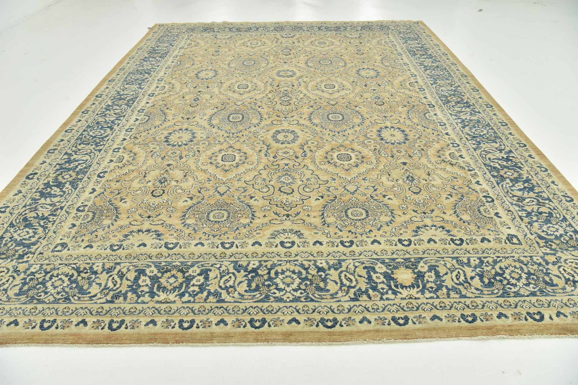 10' x 13' 6 Hand Knotted Peshawar Ziegler Rug