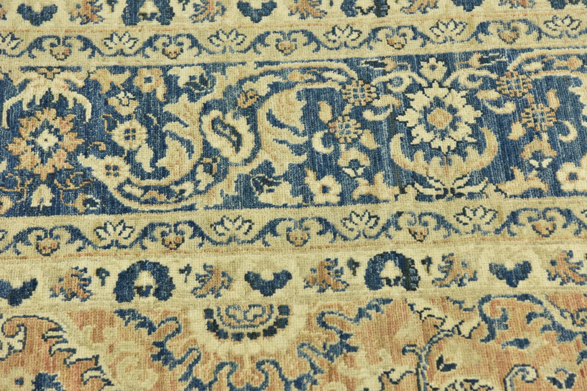 10' x 13' 6 Hand Knotted Peshawar Ziegler Rug