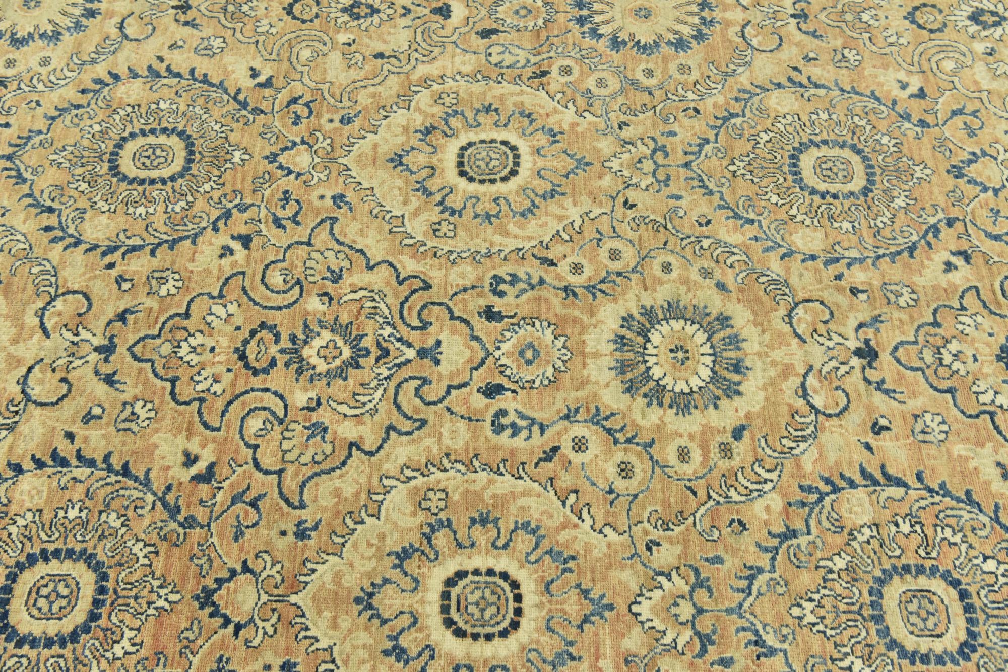 10' x 13' 6 Hand Knotted Peshawar Ziegler Rug