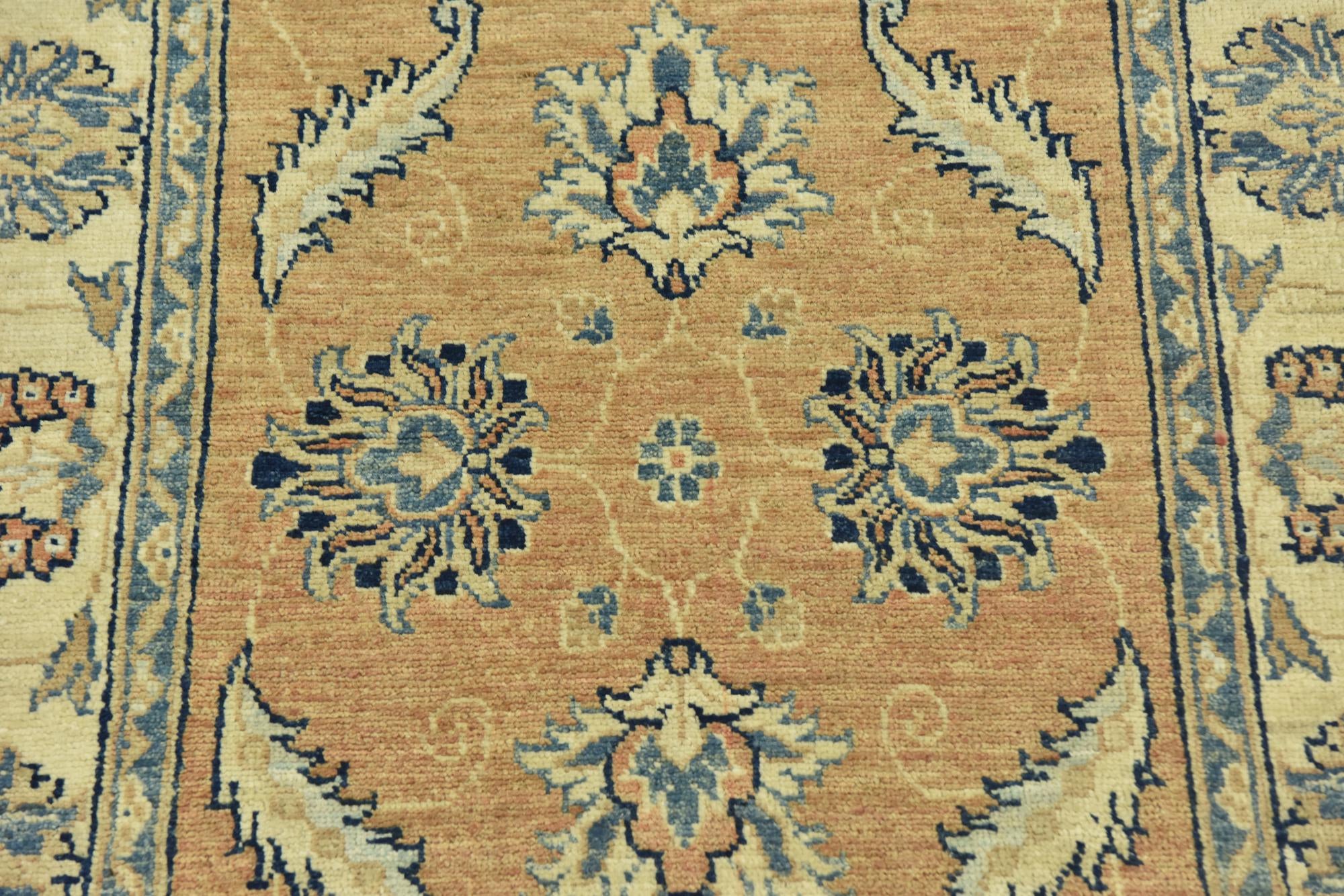 2' 8 x 4' 5 Hand Knotted Peshawar Ziegler Rug