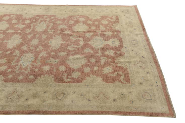 Detail image of 6' 2 x 8' 2 Hand Knotted Peshawar Ziegler Rug
