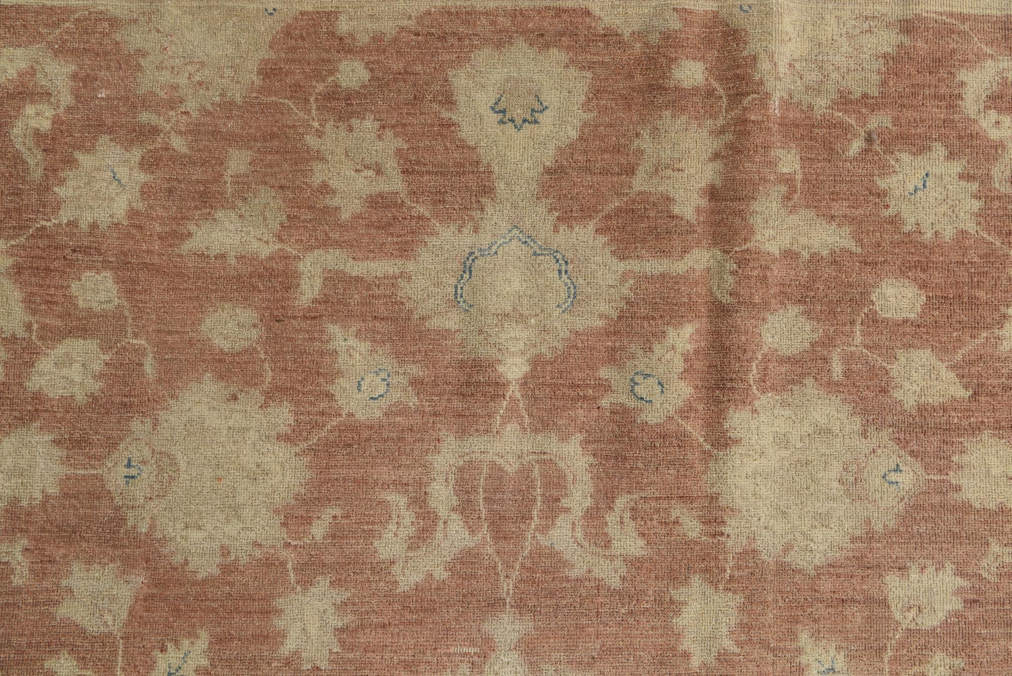 6' 2 x 8' 2 Hand Knotted Peshawar Ziegler Rug