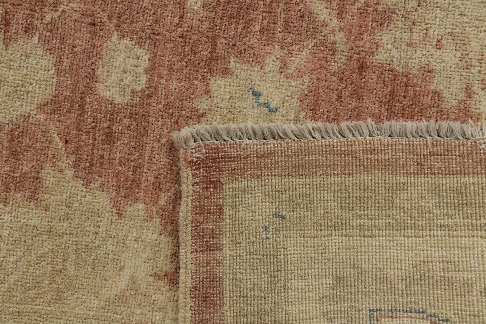 6' 2 x 8' 2 Hand Knotted Peshawar Ziegler Rug