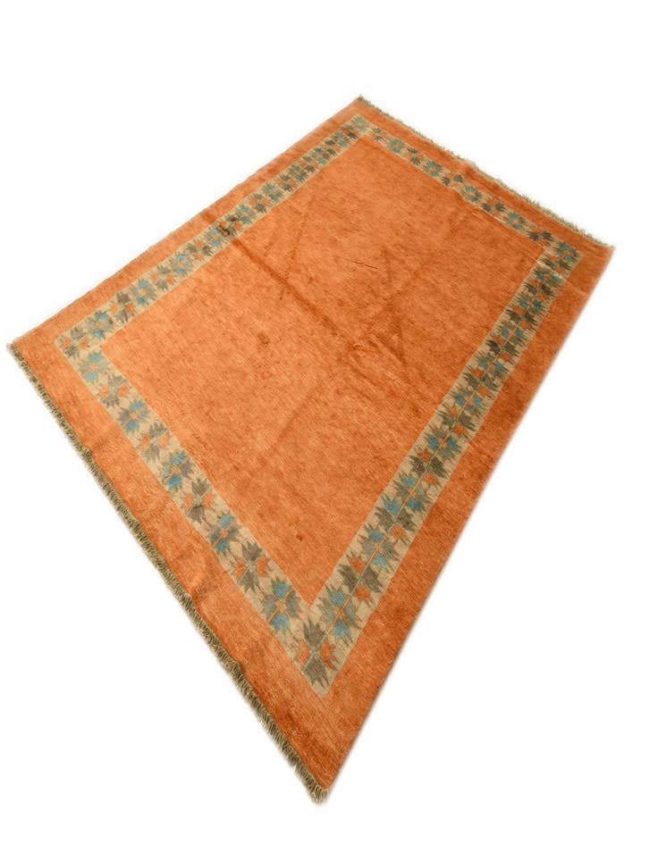 Detail image of 6' 1 x 8' 3  Hand Knotted Peshawar Ziegler Rug