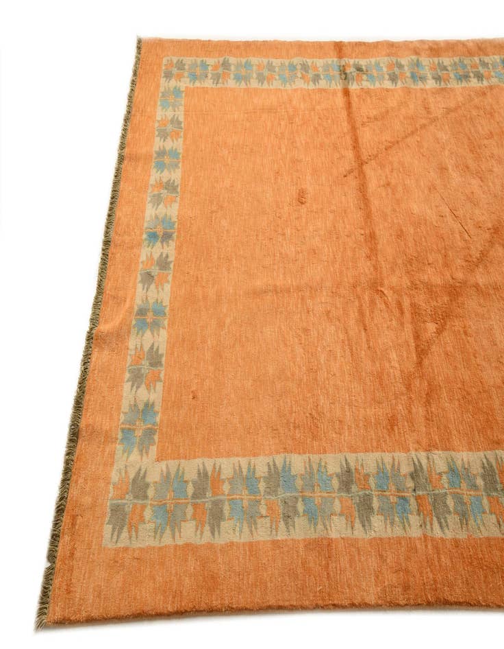 Detail image of 6' 1 x 8' 3  Hand Knotted Peshawar Ziegler Rug