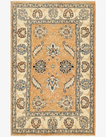 2' 8 x 4' 5 Hand Knotted Peshawar Ziegler Rug