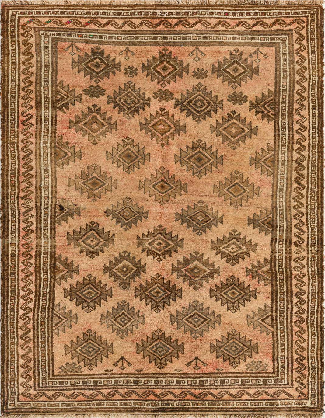 5' x 9' 1 Hand Knotted Shiraz Persian Wool Rug