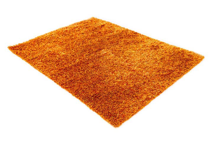 4' 10 x 6' 7 Hand Knotted Solid Shag Rug