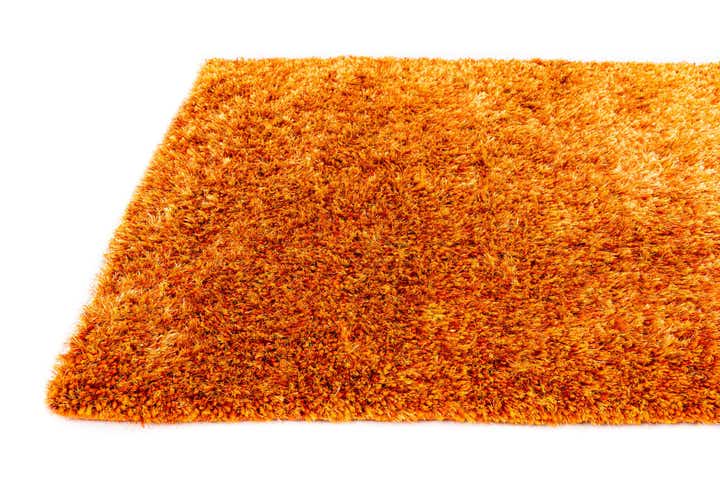 4' 10 x 6' 7 Hand Knotted Solid Shag Rug