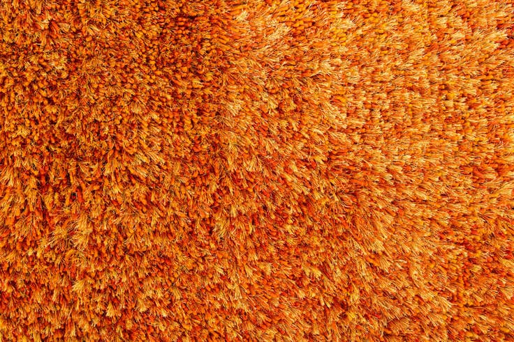 Detail image of 4' 10 x 6' 7 Hand Knotted Solid Shag Rug