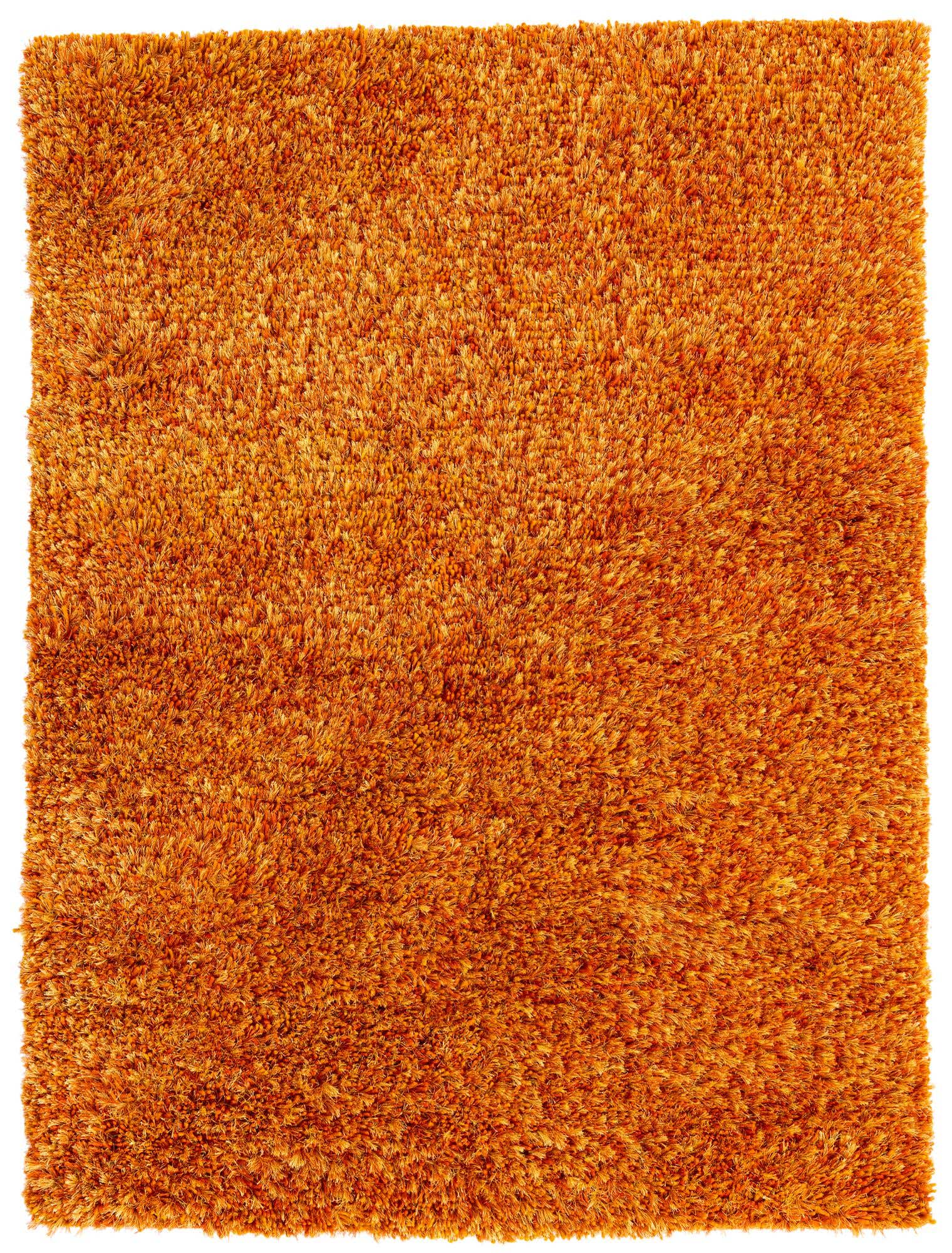 4' 10 x 6' 7 Hand Knotted Solid Shag Rug