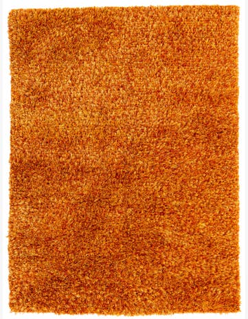 4' 10 x 6' 7 Hand Knotted Solid Shag Rug