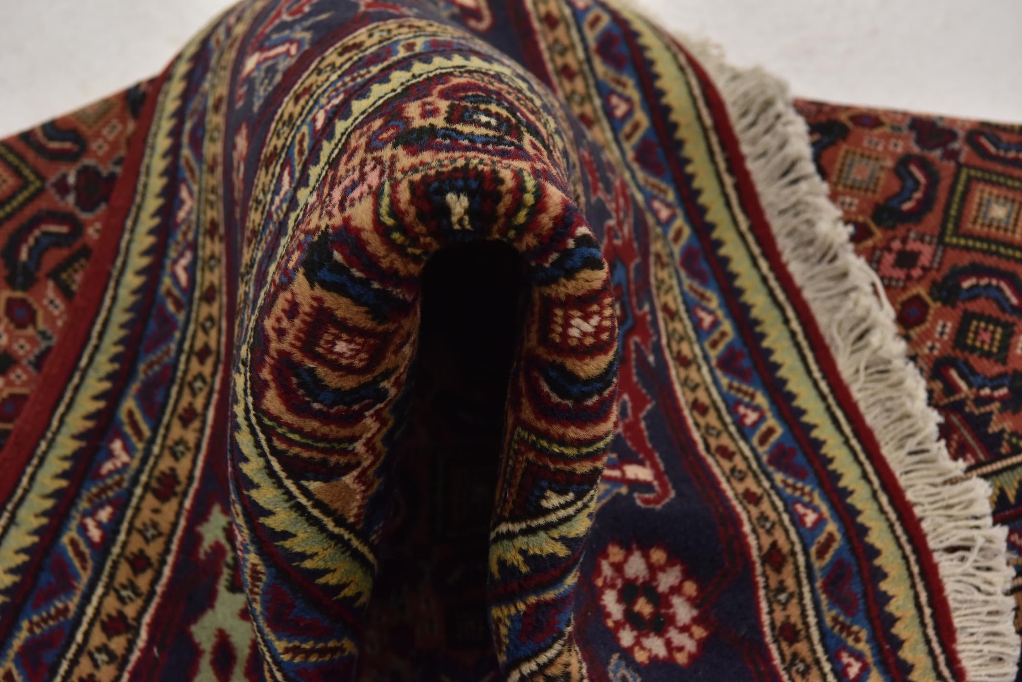 6' 7 x 9' 10 Hand Knotted Tabriz Persian Wool Rug