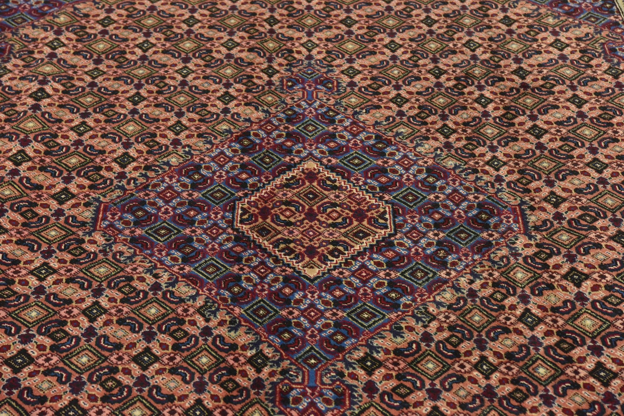 6' 7 x 9' 10 Hand Knotted Tabriz Persian Wool Rug