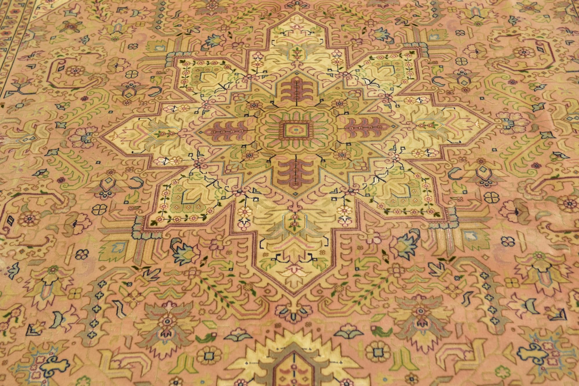 6' 7 x 10' Hand Knotted Tabriz Persian Rug