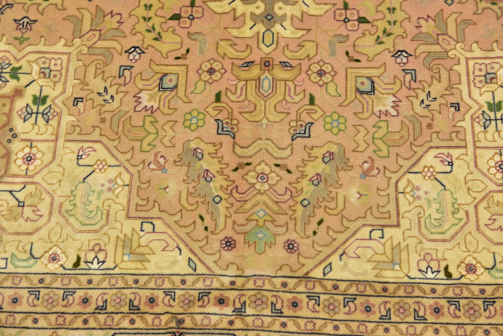 6' 7 x 10' Hand Knotted Tabriz Persian Rug