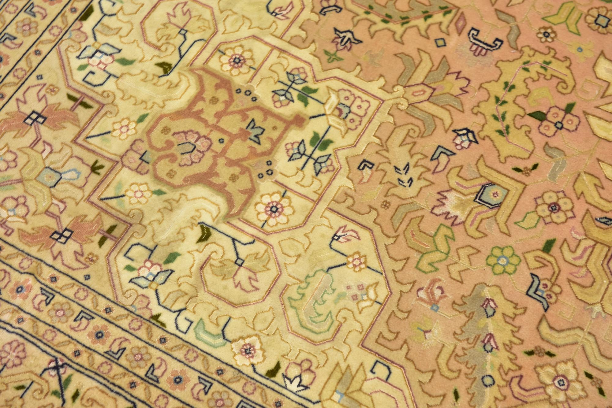 6' 7 x 10' Hand Knotted Tabriz Persian Rug