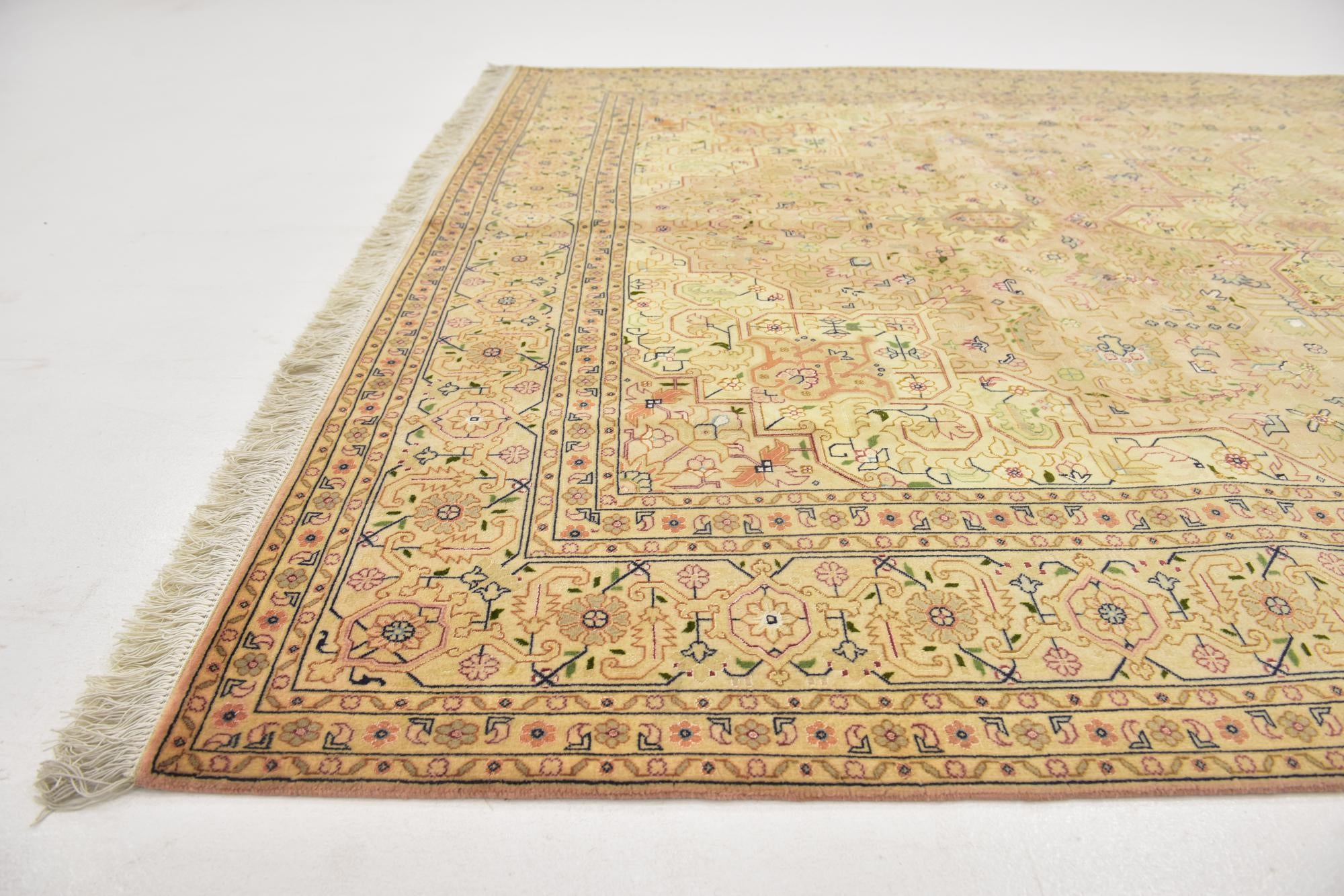 6' 7 x 10' Hand Knotted Tabriz Persian Rug
