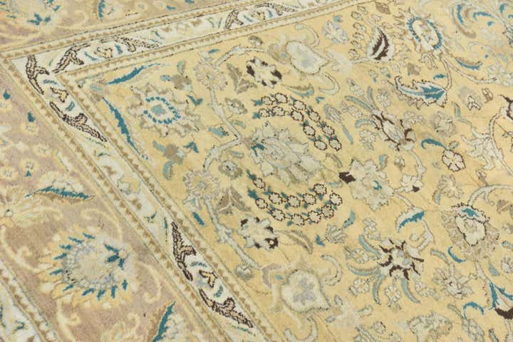 9' 10 x 13' 3 Hand Knotted Tabriz Persian Wool Rug