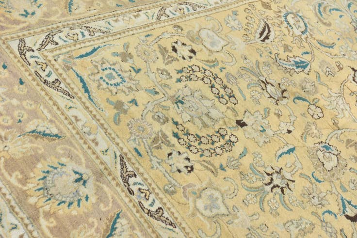 Detail image of 9' 10 x 13' 3 Hand Knotted Tabriz Persian Wool Rug