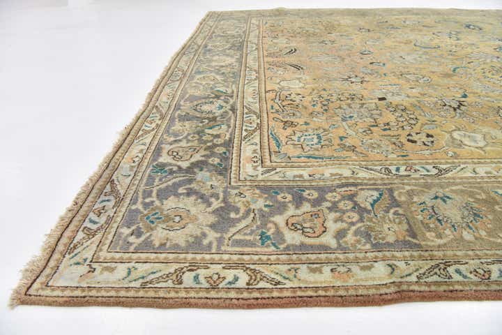 9' 10 x 13' 3 Hand Knotted Tabriz Persian Wool Rug