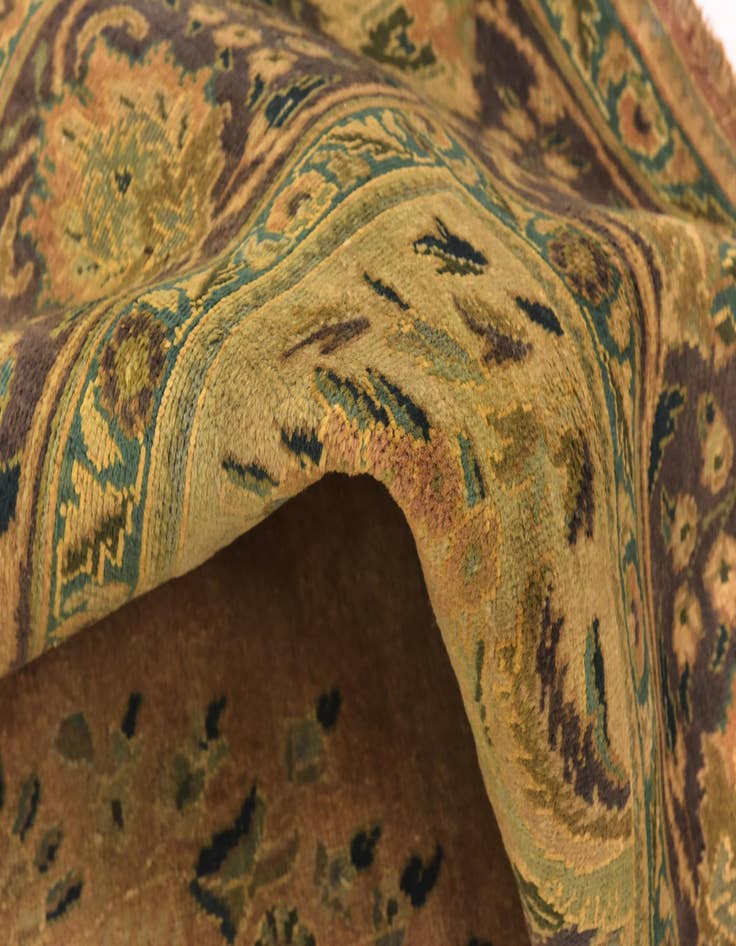 Detail image of 9' 9 x 13'  Hand Knotted Tabriz Persian Wool Rug