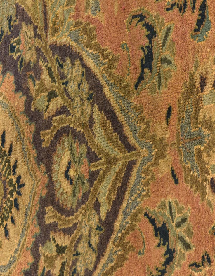 Detail image of 9' 9 x 13'  Hand Knotted Tabriz Persian Wool Rug