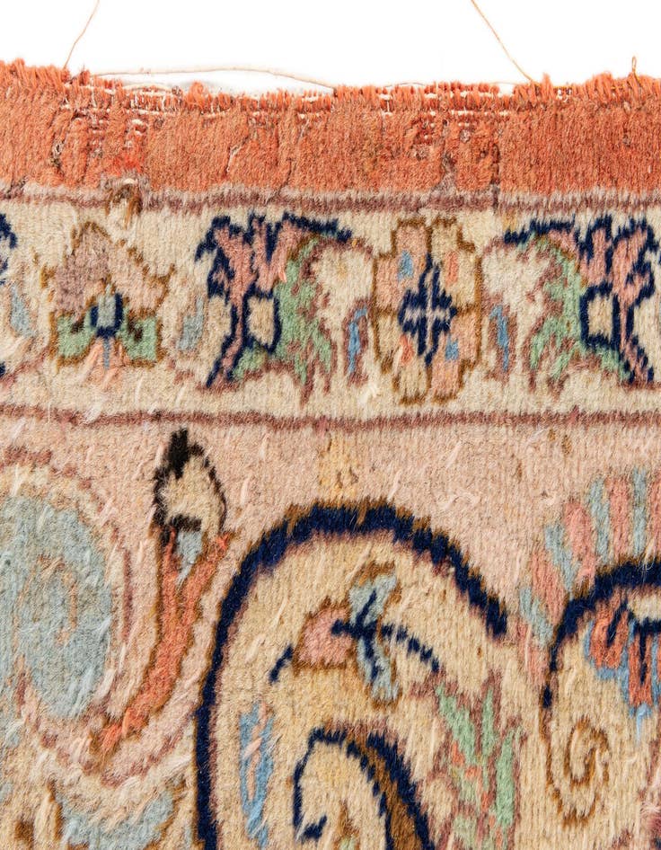 Detail image of 6' 5 x 9' 8  Hand Knotted Tabriz Persian Wool Rug