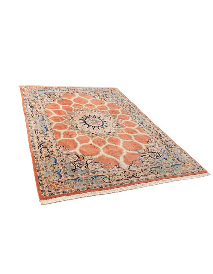 Detail image of 6' 5 x 9' 8  Hand Knotted Tabriz Persian Wool Rug