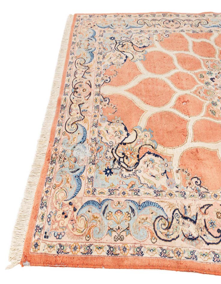 Detail image of 6' 5 x 9' 8  Hand Knotted Tabriz Persian Wool Rug