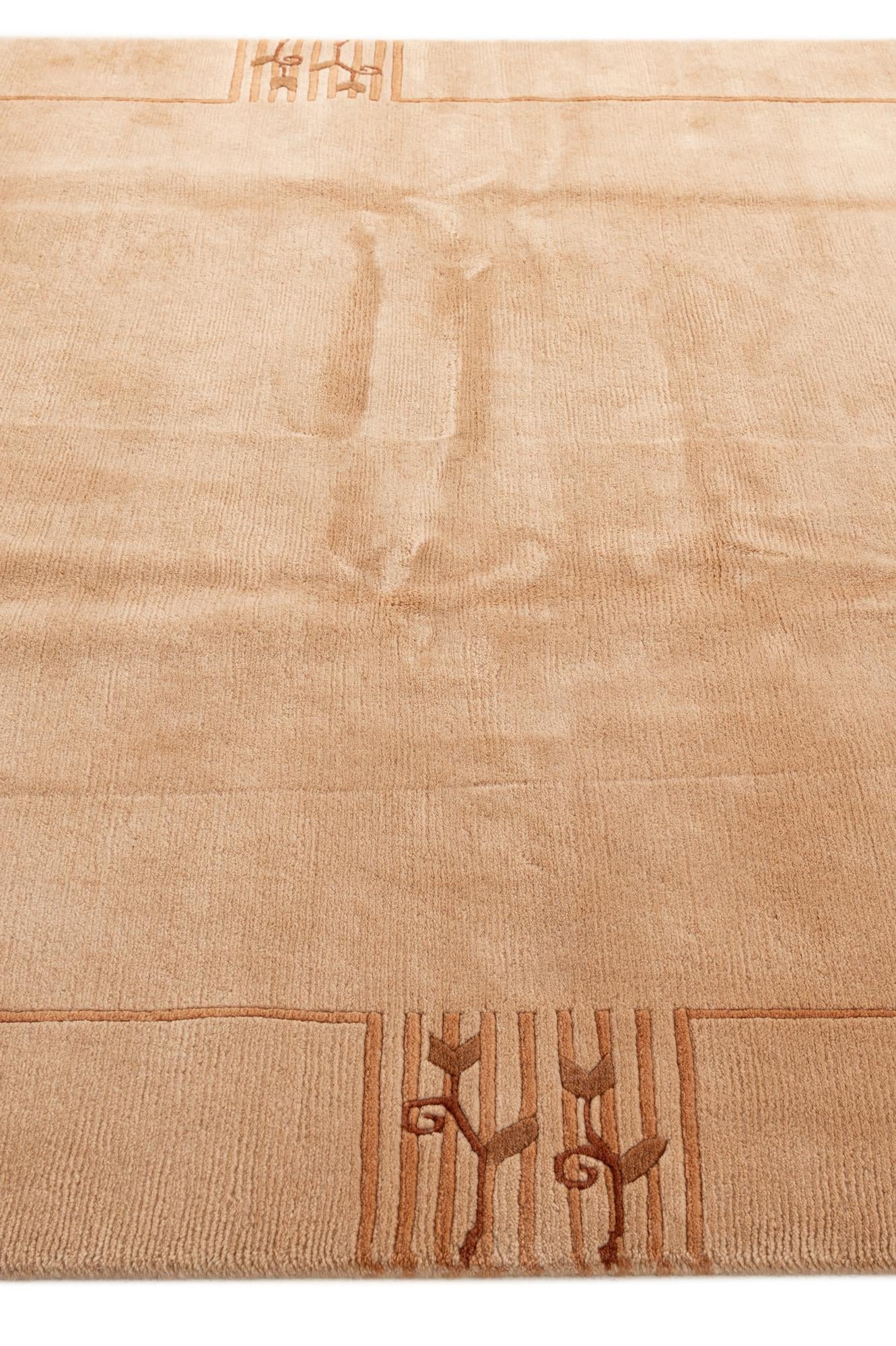 6' 8 x 8' 3 Hand Knotted Tibet Wool Rug