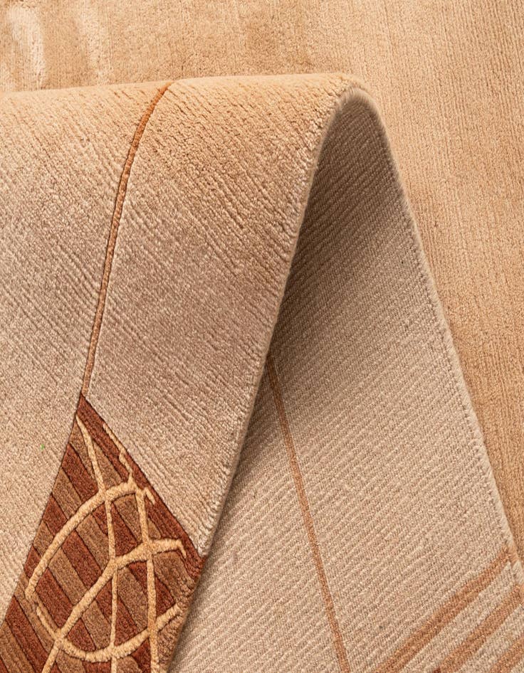 Detail image of 6' 8 x 8' 3  Hand Knotted Tibet Wool Rug